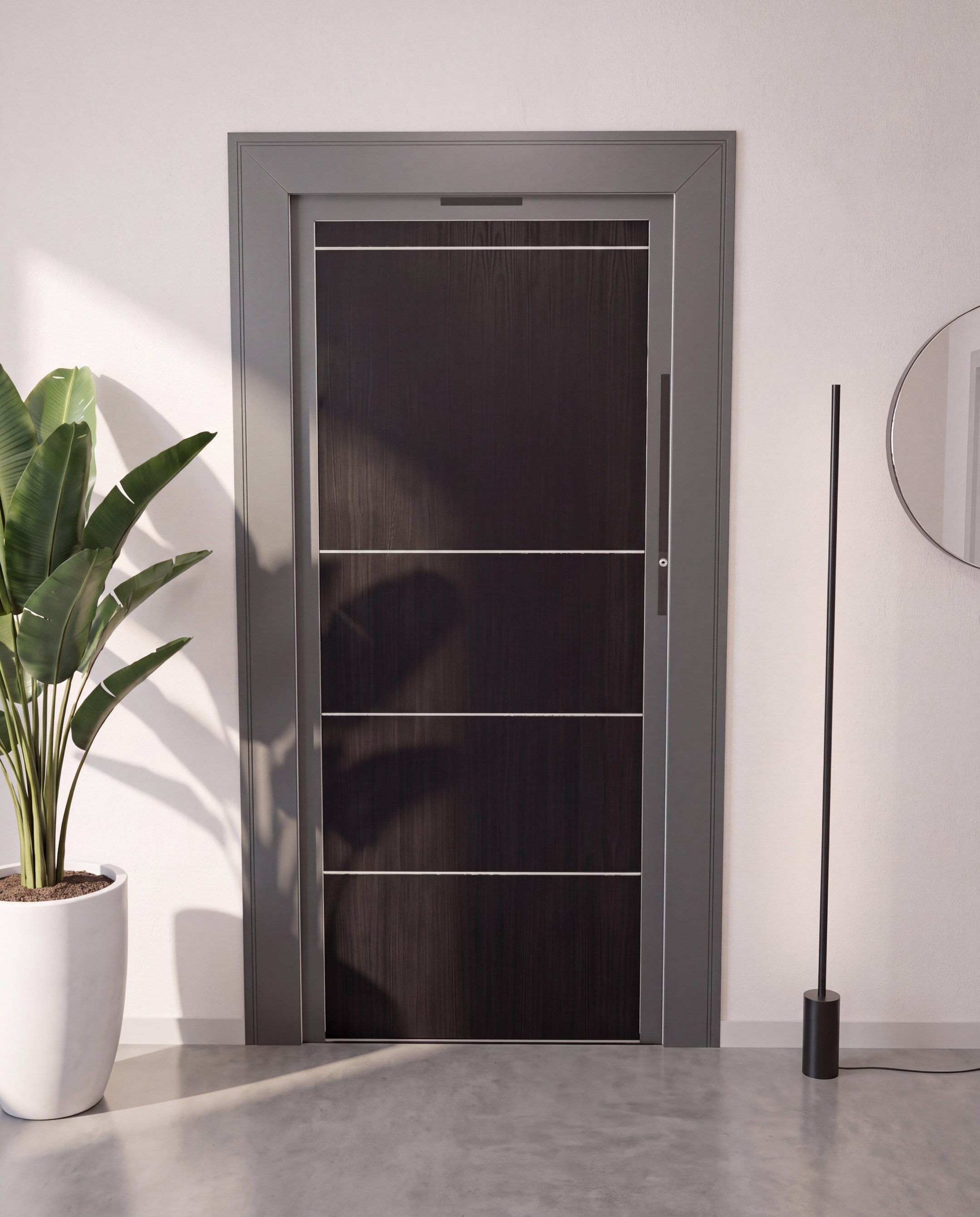 DALTU door in the black finish