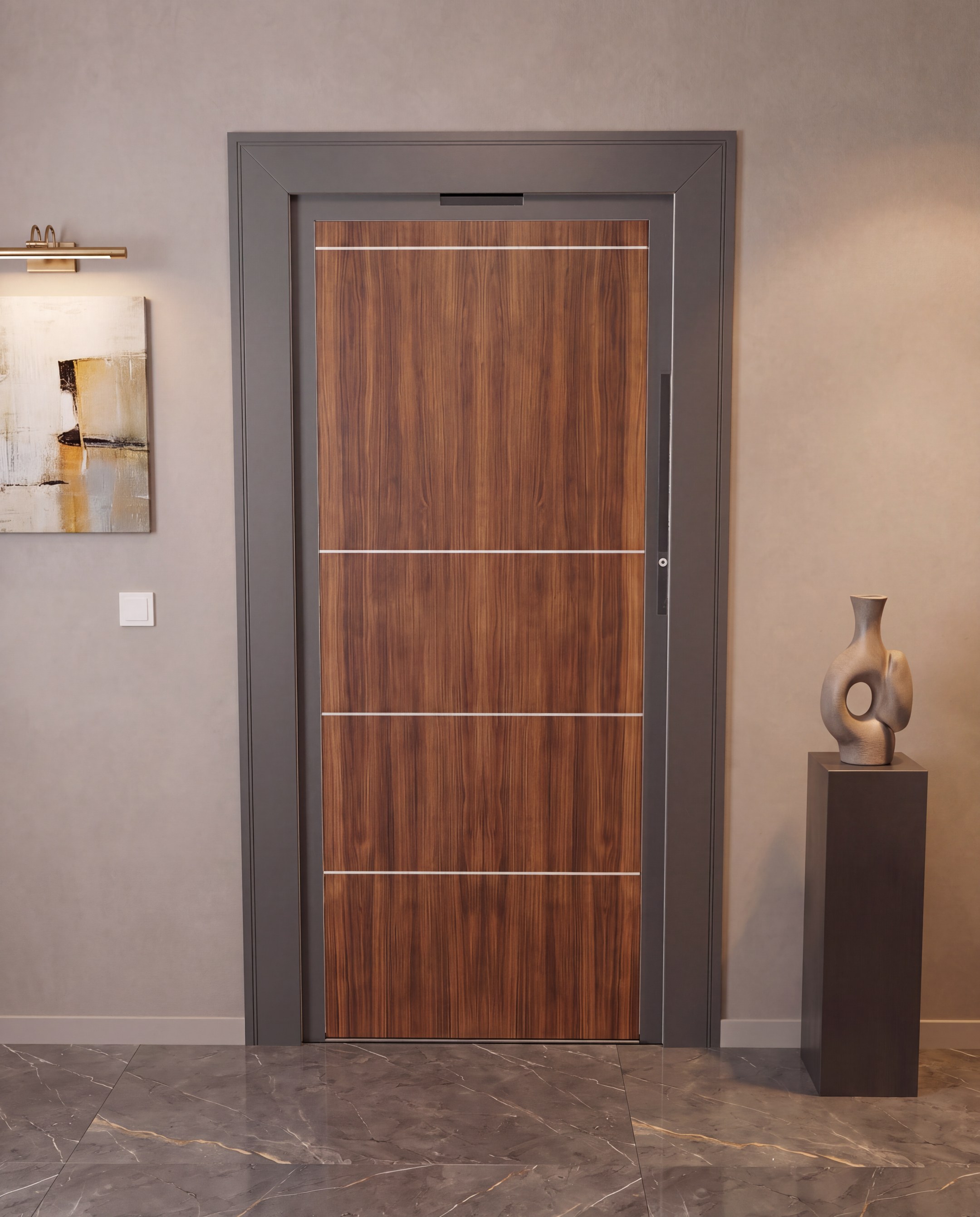 DALTU door in the smoked oak finish
