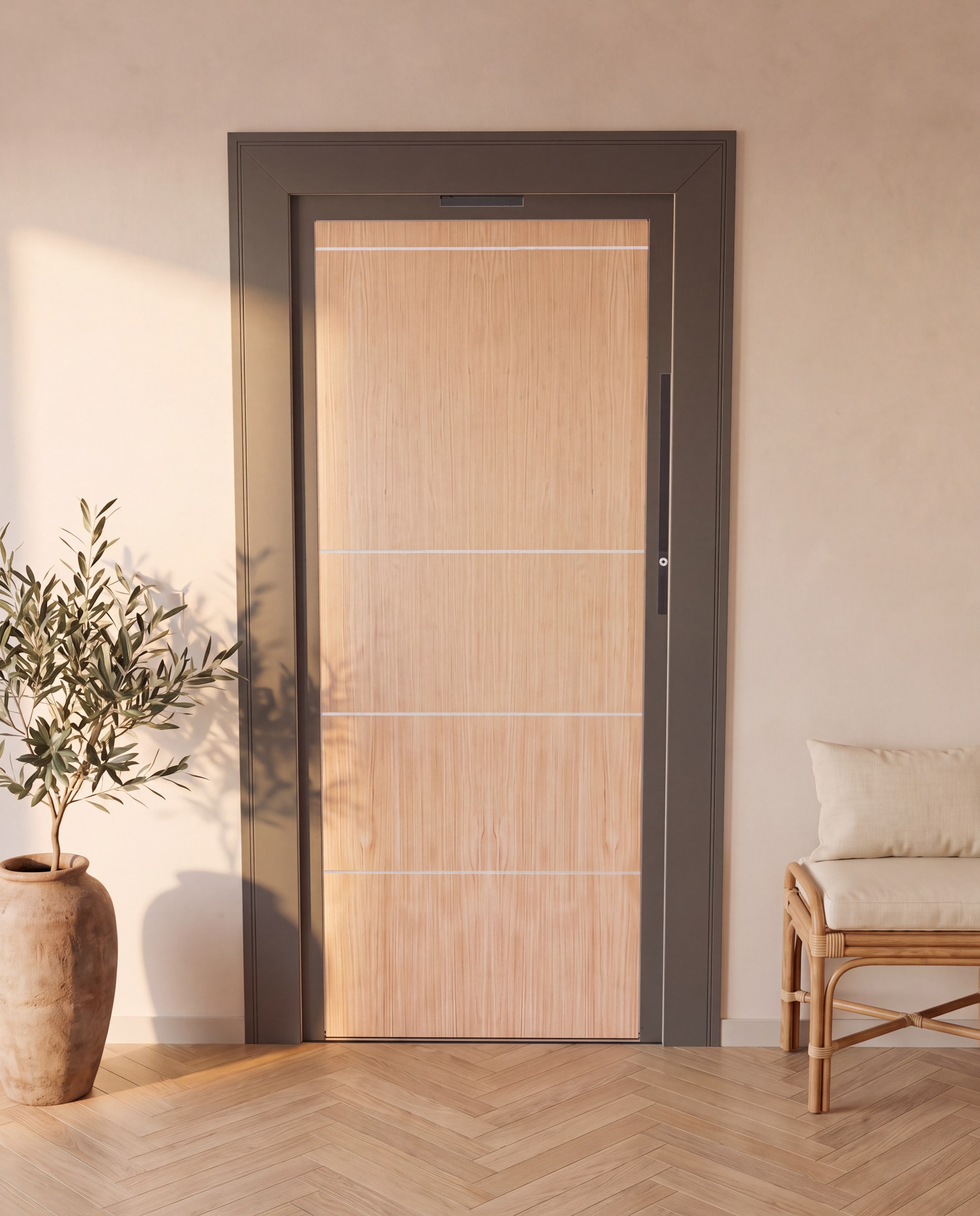 DALTU door in the natural oak finish